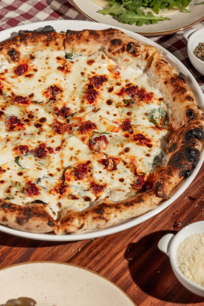 Pizza bianca con nduja